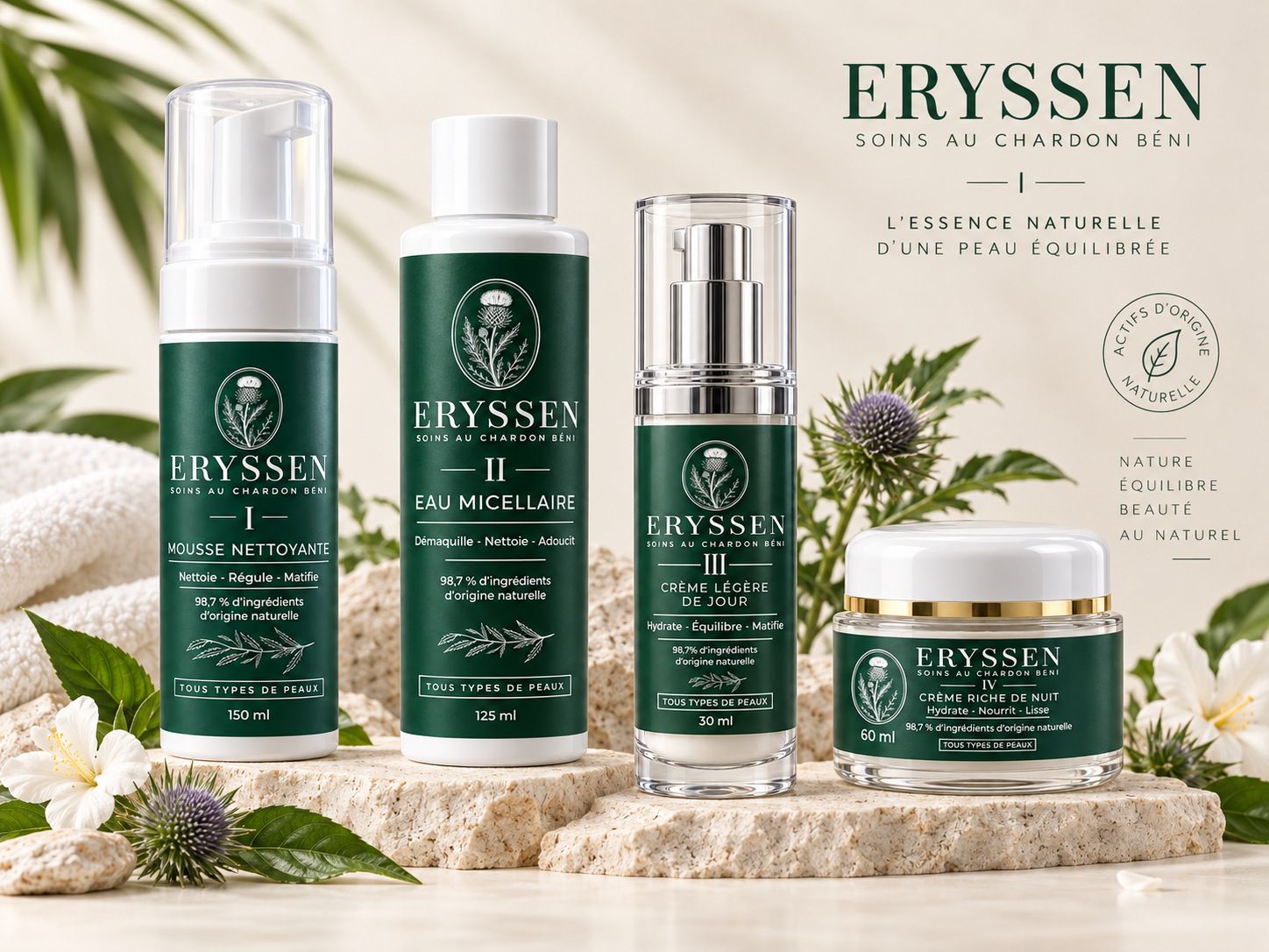 Rituel complet Eryssen au Chadwon Béni : les quatre soins dermo-cosmétiques formulés en Martinique pour peaux noires et métisses